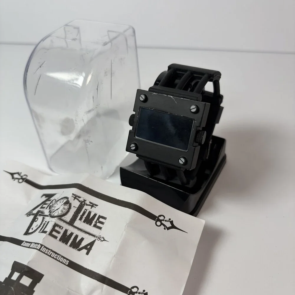 Zero Time Dilemma Limited Edition Game Watch Display Stand (As Is Needs Battery)
